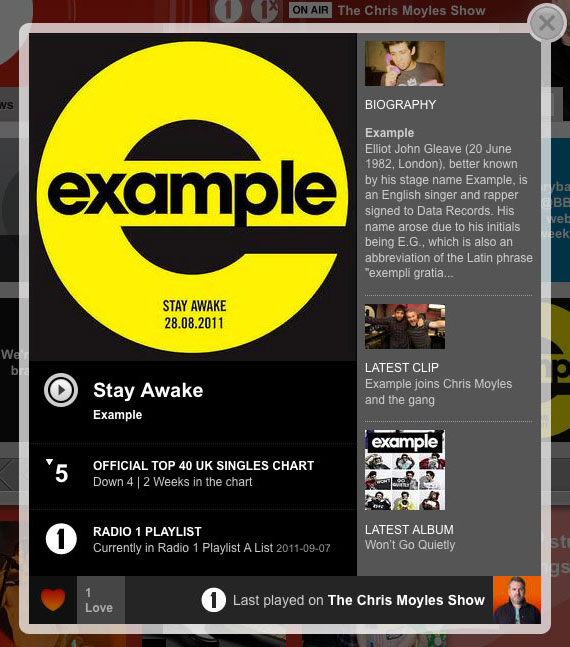 The new BBC Radio 1 and 1Xtra homepages